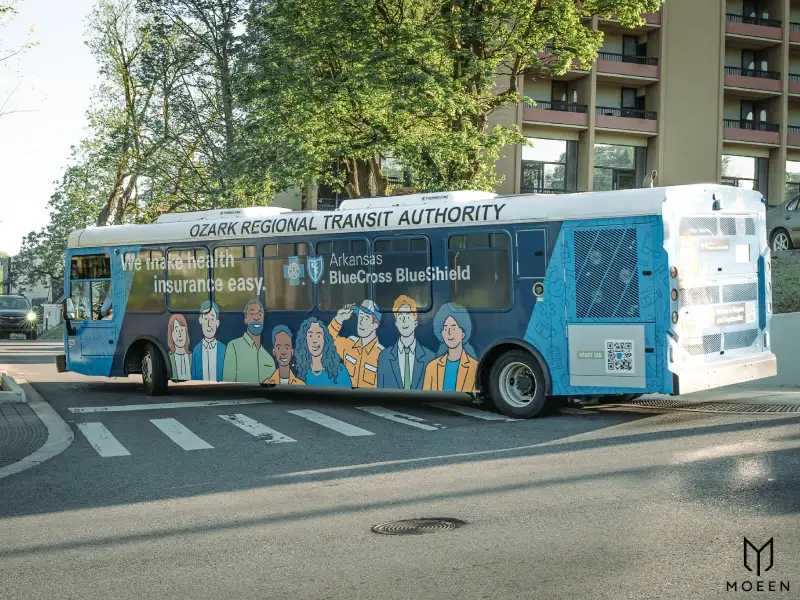 تبلیغات متحرک و ترانزیت توسط اتوبوس